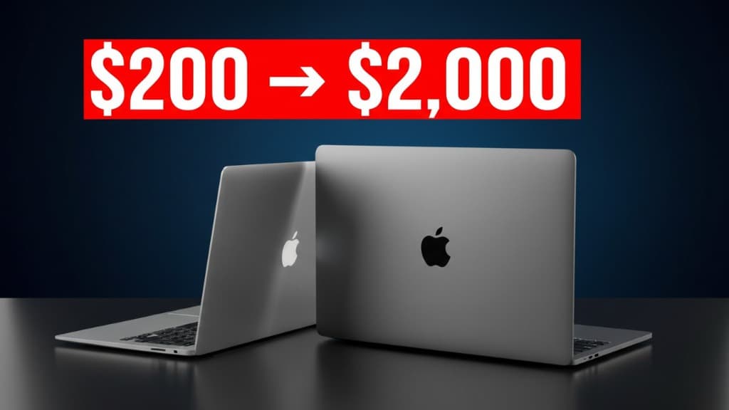 Laptop $200 to $2000 Flip Comparison